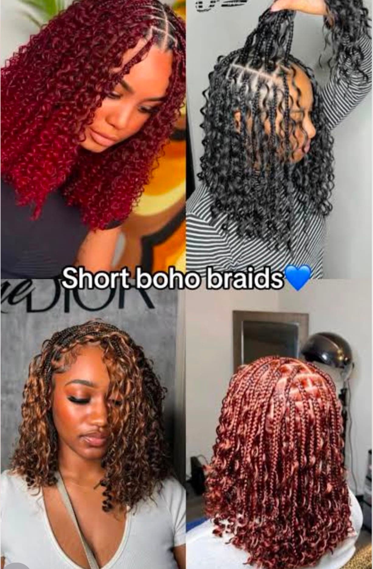 Box Braids styled at Braids by Rudy