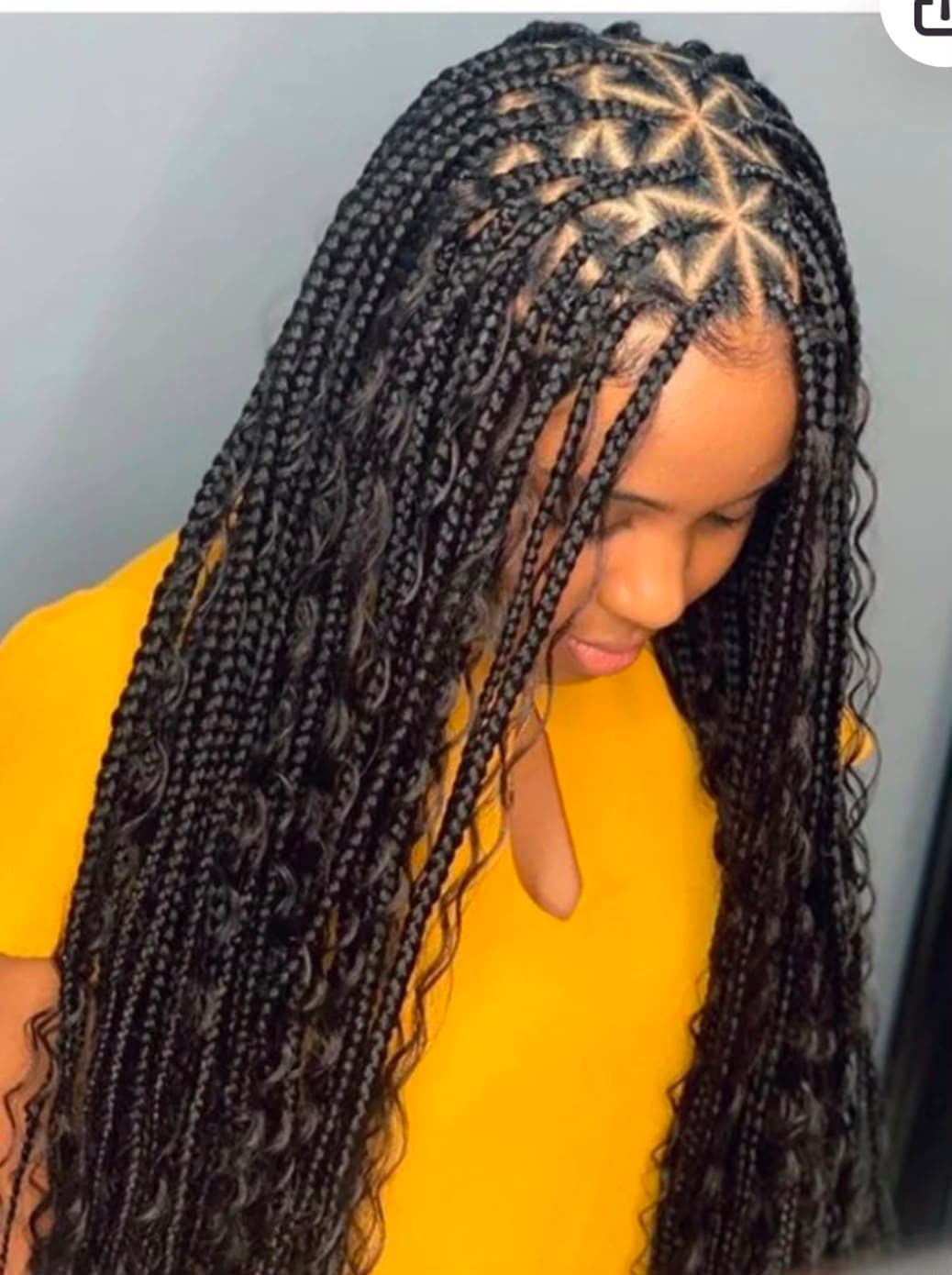Feed-ins styled at Braids by Rudy